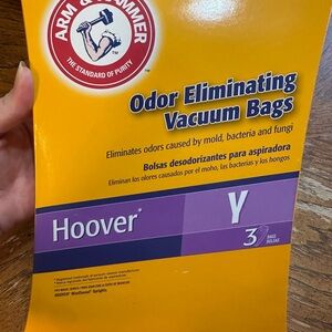 Arm & Hammer Hoover Odor Eliminating Vacuum Bags - Yellow & Purple (3 Pack)